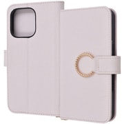 IN-P47LBC17/P [iPhone 16 Pro用 Ring 耐衝撃 マグネットベルト リング付き 手帳型レザーケース/ピンク]