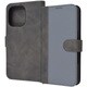 IN-P47LBC14/GRB [iPhone 16 Pro用 Noble 耐衝撃 マグネットベルト バイカラー 手帳型レザーケース/グレー_ブラック]
