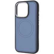 IN-P47OLC4/A [iPhone 16 Pro用 MagSafe対応 マグネットアクセサリー対応 衝撃吸収 バンパー オープンレザーケース/ブルー]