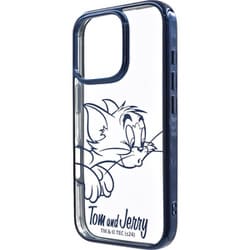 IN-WP47MCC1A/TJ53 [iPhone 16 Pro用 トムとジェリー/衝撃吸収 バンパー メタリック ハイブリッドケース/トム_メタリック]