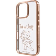 IN-WP47MCC1PG/TJ54 [iPhone 16 Pro用 トムとジェリー/衝撃吸収 バンパー メタリック ハイブリッドケース/ジェリー_メタリック]