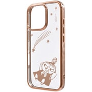 IN-AP47MCC1PG/MT60 [iPhone 16 Pro用 ムーミン/衝撃吸収 バンパー メタリック ハイブリッドケース/リトルミイ星空_メタリック]