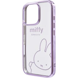IN-BP47MCC1LD/MF77 [iPhone 16 Pro用 ミッフィー/衝撃吸収 バンパー メタリック ハイブリッドケース/ミッフィー_メタリック]