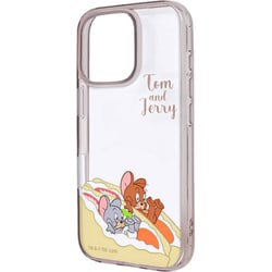 IN-WP47UKMD/TJ72 [iPhone 16 Pro用 トムとジェリー/衝撃吸収 バンパー ハイブリッドケース/ジェリーとタフィー]