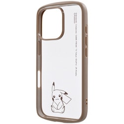 IN-PP47CMD2/PK2M [iPhone 16 Pro用 ポケットモンスター/Puffull 衝撃吸収 バンパー ハイブリッドケース/ピカチュウ]