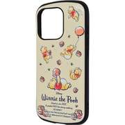 IN-DP47AC4/PO12 [iPhone 16 Pro用 ディズニー/超！ 保護ケース MiA 衝撃吸収 バンパー ハイブリッドケース/プーさんとはちみつ]