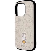 IN-BP47AC4/MF49 [iPhone 16 Pro用 ミッフィー/超！ 保護ケース MiA 衝撃吸収 バンパー ハイブリッドケース/フラワー]