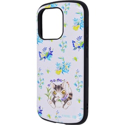 IN-IP47AC4/DY6 [iPhone 16 Pro用 猫のダヤン/超！ 保護ケース MiA 衝撃吸収 バンパー ハイブリッドケース/ダヤン_朝露の森]
