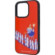 IQ-AP47K4TB/MT013 [iPhone 16 Pro用 ムーミン/maru 衝撃吸収 バンパー ハイブリッドケース/リトルミイとニョロニョロ]