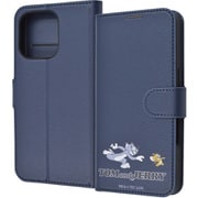 IJ-WP47ELC1DN/TJ71 [iPhone 16 Pro用 トムとジェリー/衝撃吸収 マグネットベルト シンプル 手帳型レザーケース/トムとジェリー]