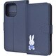 IJ-BP47ELC1DN/MF69 [iPhone 16 Pro用 ミッフィー/衝撃吸収 マグネットベルト シンプル 手帳型レザーケース/ミッフィー_てくてく]