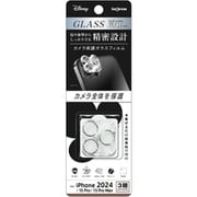 IN-DP4749FG/CAMK45 [iPhone 16 Pro/16 Pro Max/15 Pro/15 Pro Max用 ディズニー/ガラスフィルム カメラ保護 一体型 クリア 硬度10H/ミッキー_アイコン]