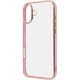 IN-P48CC17/LPGD [iPhone 16 Plus用 LUSTANT 衝撃吸収 バンパー キラキラ メタリック カラフル ハイブリッドケース/ライトピンク_ゴールド]