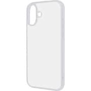 IS-P48CC11/CM [iPhone 16 Plus用 衝撃吸収 バンパー 傷に強い 硬度10H ハイブリッドガラスケース/クリア]