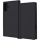 IN-P48TBC9/BB [iPhone 16 Plus用 Durable 耐衝撃 マグネット不使用 シンプル スクエア 手帳型レザーケース/ブラック_ブラック]