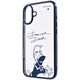 IN-DP48MCC1A/DD7 [iPhone 16 Plus用 ディズニー/衝撃吸収 バンパー メタリック ハイブリッドケース/ドナルドダックサイン_メタリック]