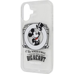 IN-DP48TC16/MK46 [iPhone 16 Plus用 ディズニー/ぴかてる MagSafe対応 マグネットアクセサリー対応 衝撃吸収 バンパー TPUソフトケース/ミッキーのマジックショー]