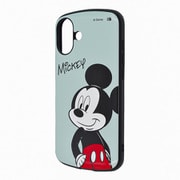 IN-DP48AC4/MK2 [iPhone 16 Plus用 ディズニー/超！ 保護ケース MiA 衝撃吸収 バンパー ハイブリッドケース/ミッキーマウス]