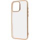 IN-P49CC17/WGD [iPhone 16 Pro Max用 LUSTANT 衝撃吸収 バンパー キラキラ メタリック カラフル ハイブリッドケース/ホワイト_ゴールド]