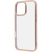 IN-P49CC17/LDGD [iPhone 16 Pro Max用 LUSTANT 衝撃吸収 バンパー キラキラ メタリック カラフル ハイブリッドケース/ラベンダー_ゴールド]