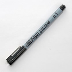 ファインポイントシステム FSD-200 油性 0.1mm 黒 FOB01