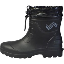 adb-640-BLACK-LADIES-S-220cm [A.D.ONE EVAショートレインブーツ ADB-640 ブラック S 22.0cm]
