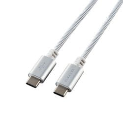 タイプC ケーブル USB Type-C to Type-C 1.5m PD 60W 急速充電 ペット噛みつき対策 感電防止 断線しにくい ステンレス製 データ転送 充電ケーブル  mofult ホワイト PET-CCMT15WH