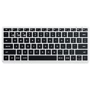 Slim X1 Bluetooth Backlit Keyboard Silver - US Layout PST-BTSX1S