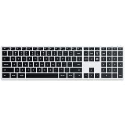 Slim X3 Bluetooth Backlit Keyboard Silver - US Layout PST-BTSX3S