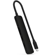 6-in-1 USB-C Slim Multiport Adapter Black PST-P6SK
