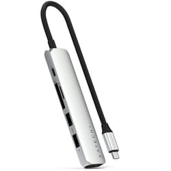 6-in-1 USB-C Slim Multiport Adapter Silver PST-P6SS