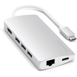 USB-C Multi-Port Adapter 4K with Ethernet V2 Silver PST-TCMA2S