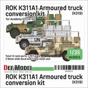 DK35013 1/35 現用 韓国陸軍 K311A1装甲トラック（K319） コンバージョンセット （アカデミー用） [プラモデル用パーツ]