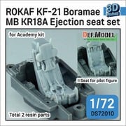 DS72010 1/72 現用 韓国空軍 KF-21ボラメ用 MB KR18A 射出座席セット 2個入 （アカデミー用） [プラモデル用パーツ]