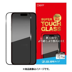 DG-IP24MG3SF [iPhone 16用 SUPER TOUGH GLASS クリア]
