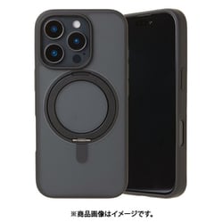 DCS-IPE24MPMRBK [iPhone 16 Pro用 ETANZE RING MASTER ブラック]