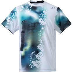 PURE SHORT SLEEVE SHIRT BUG4353 WH00 Mサイズ [テニス 半袖シャツ メンズ]