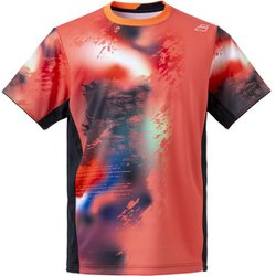 PURE SHORT SLEEVE SHIRT BUG4353 RD00 XLサイズ [テニス 半袖シャツ メンズ]