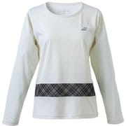 PURE LONG SLEEVE SHIRT BWP4577 BG00 Mサイズ [テニス シャツ レディース]