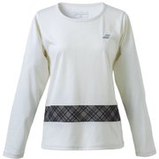 PURE LONG SLEEVE SHIRT BWP4577 BG00 Lサイズ [テニス シャツ レディース]
