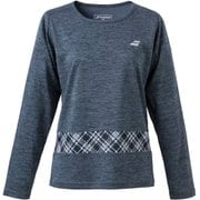 PURE LONG SLEEVE SHIRT BWP4577 BK00 Lサイズ [テニス シャツ レディース]