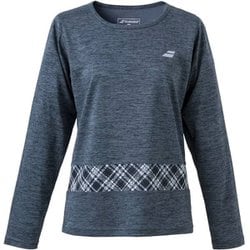 PURE LONG SLEEVE SHIRT BWP4577 BK00 XLサイズ [テニス シャツ レディース]