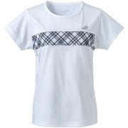 PURE SHORT SLEEVE SHIRT BWP4578 WH00 Lサイズ [テニス シャツ レディース]