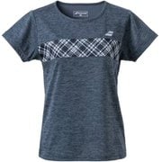 PURE SHORT SLEEVE SHIRT BWP4578 BK00 Mサイズ [テニス シャツ レディース]
