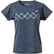 PURE SHORT SLEEVE SHIRT BWP4578 BK00 Lサイズ [テニス シャツ レディース]