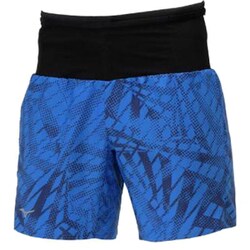 ランニングマルチポケットパンツプラスグラフィック J2MBA570 25 ブルー Mサイズ [ランニングウェア ショートパンツ ユニセックス]