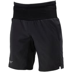 ランニングマルチポケットパンツハーフ J2MBA580 90 ブラック×ブラック Sサイズ [ランニングウェア ショートパンツ ユニセックス]