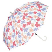1946-04-001PK [Wpc. アイビー ピンク 雨傘 長傘 紫外線防止効果 晴雨兼用]