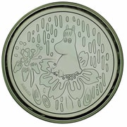 MOOMIN ARABIA(ムーミン アラビア) グラスウェアコレクション 皿 プレート 15.5cm パイングリーン 国内正規品 1070993