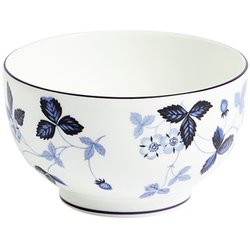 ストロベリー インクブルー ラウンドボウル 皿 約11cm 国内正規品 1072183